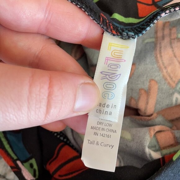TC NWOT LuLaRoe Leggings A01 5059 - Picture 3 of 3